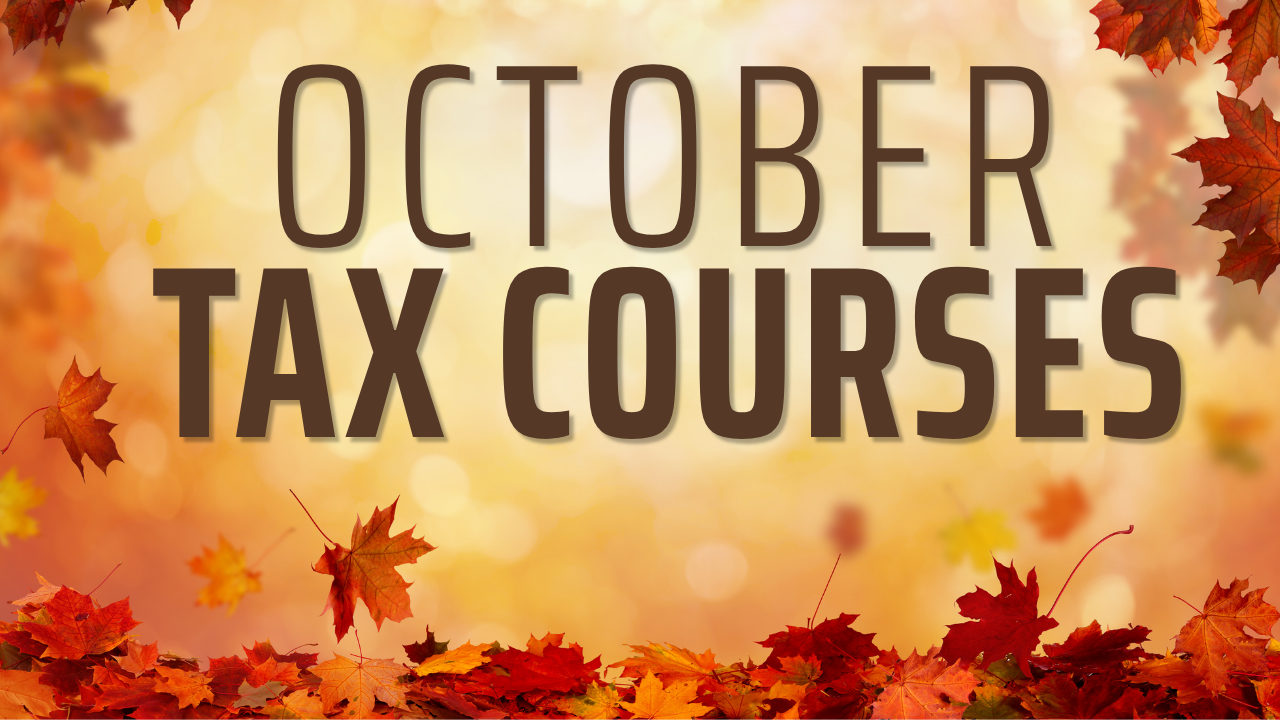 October Tax Courses_Web Image