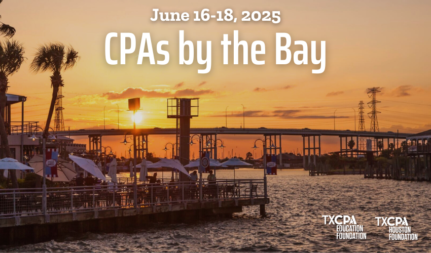 South Shore Harbour Resort & Conference Center, League City CPAs by the Bay | June 16-18, 2025 | South Shore Harbour Resort & Conference Center, League City
