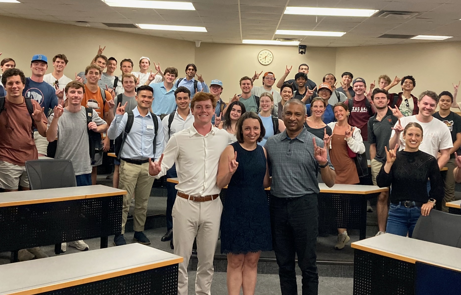 Kate Rhoden's accounting opportunities month presentation at UT-Austin in October 2024.
