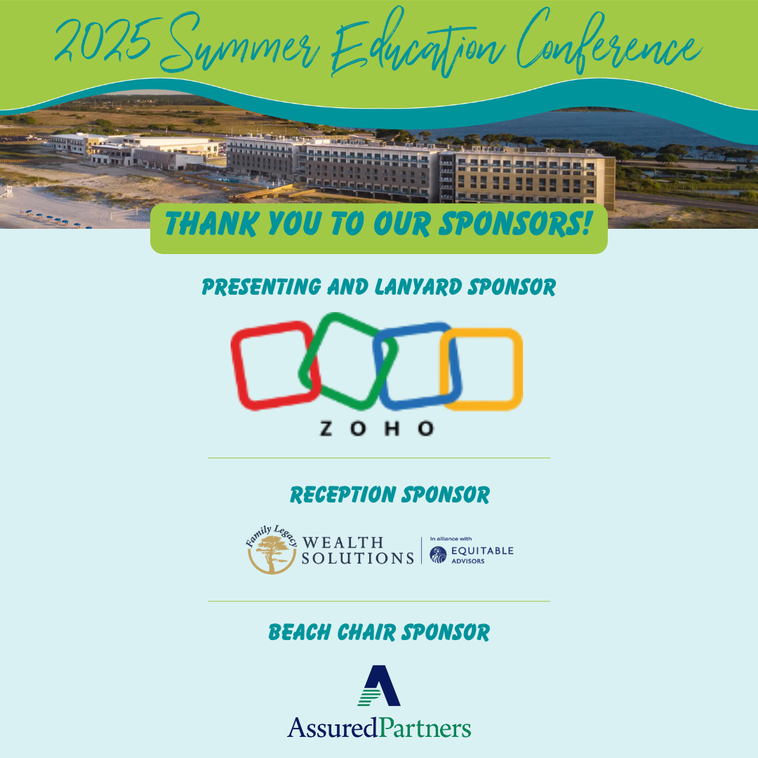 SEC Sponsor Graphic Thank you, Summer Education Conference Sponsors!
