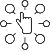 Hand selecting from options