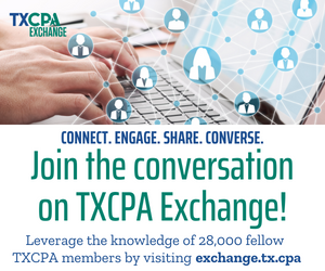 Join the conversation on TXCPA Exchange