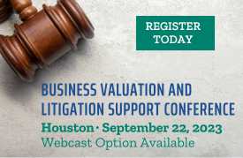 Business Valuation and Litigation Support Conference