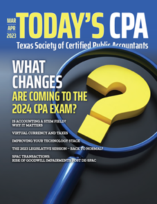 March April 2023 Today's CPA cover