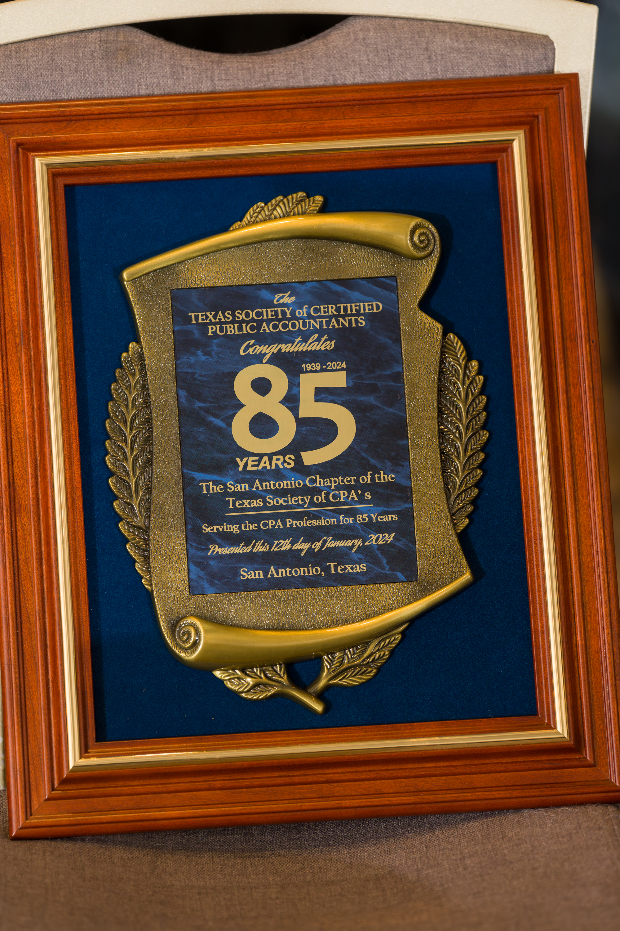 85 Plaque