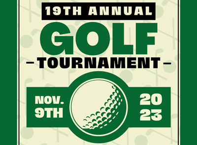 19th Annual Golf Tournament on Nov. 9, 2023 