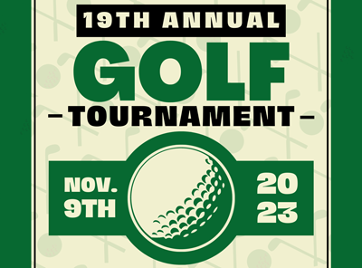 19th Annual Golf Tournament on Nov. 9, 2023