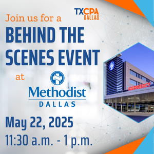 Behind-the-Scenes Event: Methodist Dallas Medical Center: May 22