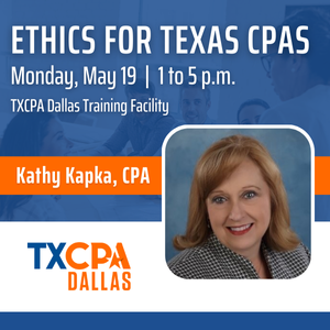 Ethics for Texas CPAs May 19