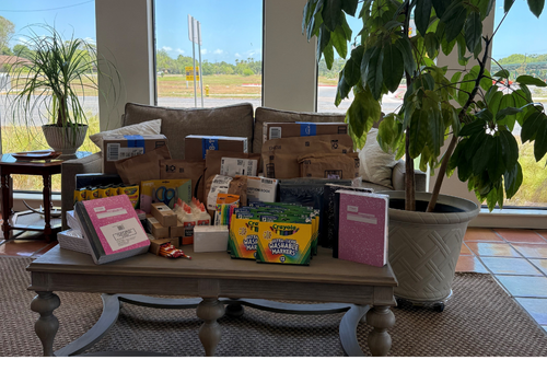 school supply drive photo